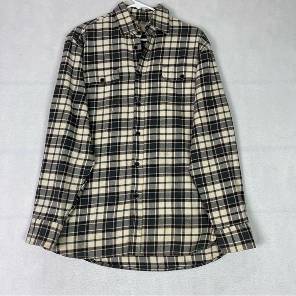 JACHS plaid flannel shirts 100% cotton set of 4 - Picture 2 of 16